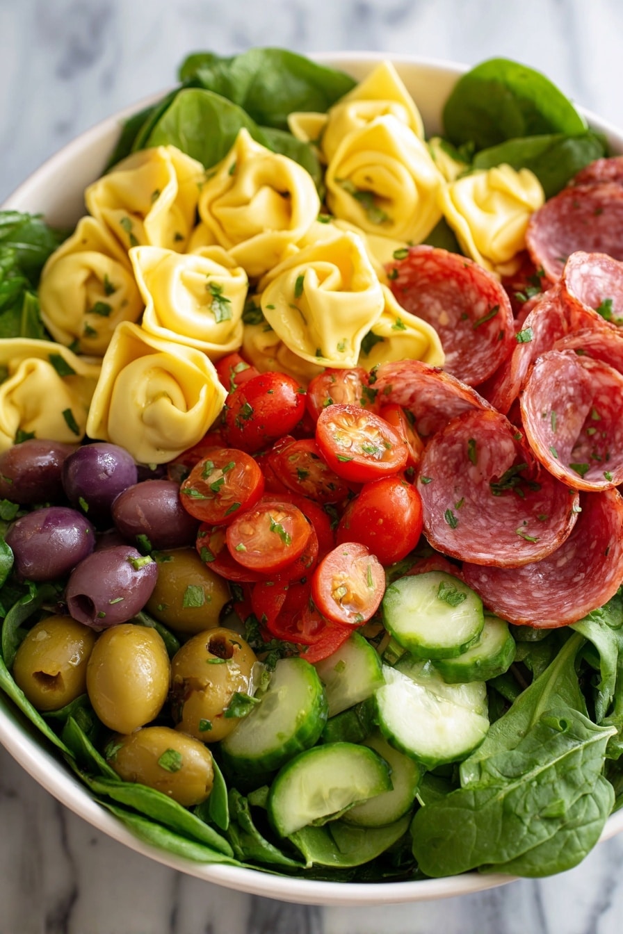 Zesty Cheese Tortellini Pasta Salad: Fresh Flavors, No Soggy Bites